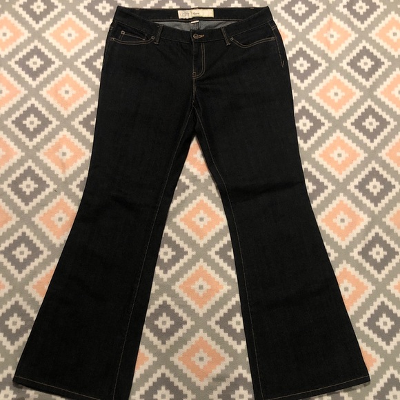 LOFT Denim - LOFT Women’s Dark Denim Flare Jeans Size 10
